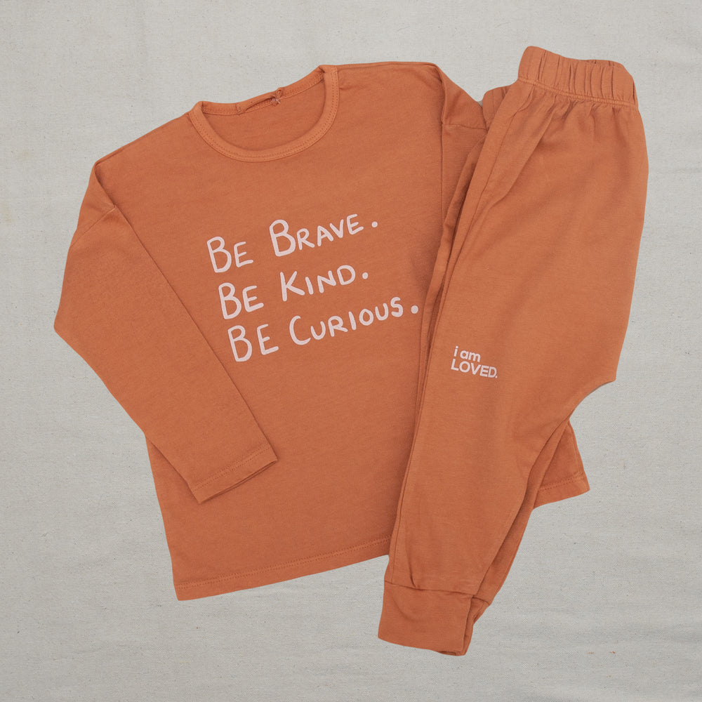 
                      
                        Light Rust Top and Pant Set
                      
                    
