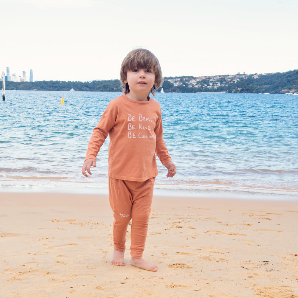 
                      
                        Light Rust Top and Pant Set
                      
                    